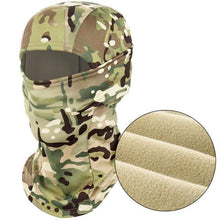 Load image into Gallery viewer, Multicam Camouflage Balaclava Full Face Scarf Mask Hiking Cycling Hunting Army Bike Military Head Cover Tactical Airsoft Cap Men Ski Mask for Men Windproof Thermal Winter Scarf Mask Women Neck Warmer Hood for Cycling