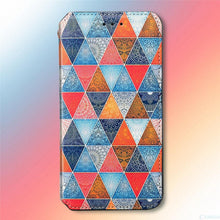 Load image into Gallery viewer, Multicolored Phone Case For iPhone 13 12 11 Pro Mini Cover Wallet Card Slot Flip Magnetic Leather PU Leather Flip Wallet Cover with Card Slots Case Cover