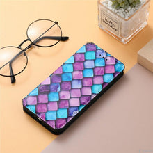Load image into Gallery viewer, Multicolored Phone Case For iPhone 13 12 11 Pro Mini Cover Wallet Card Slot Flip Magnetic Leather PU Leather Flip Wallet Cover with Card Slots Case Cover