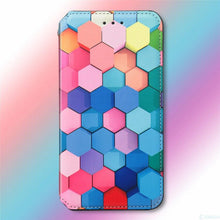 Load image into Gallery viewer, Multicolored Phone Case For iPhone 13 12 11 Pro Mini Cover Wallet Card Slot Flip Magnetic Leather PU Leather Flip Wallet Cover with Card Slots Case Cover