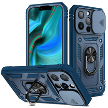 Load image into Gallery viewer, Multifunctional Heavy Duty Front and Back Full Body Shockproof Bumper Protection Cover Case For iPhone 13 12 11 Pro Max X Max 8 Plus Case Heavy Duty with Camera Rotate Kickstand Sturdy Shockproof Cover
