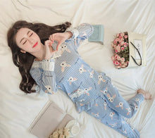 Load image into Gallery viewer, Pure Cotton Maternity Pajama Set for Nursing Mothers - # BAGE211510128-NURSG