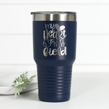 Load image into Gallery viewer, Heart On Field 30 oz Engraved Tumbler