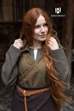 Load image into Gallery viewer, Wrap Dress Myrana Autumn Green