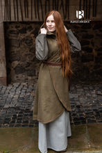 Load image into Gallery viewer, Wrap Dress Myrana Autumn Green