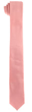 Load image into Gallery viewer, Vittorio Farina Solid Satin Skinny Necktie