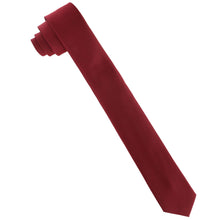 Load image into Gallery viewer, Vittorio Farina Solid Satin Skinny Necktie