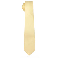 Load image into Gallery viewer, Vittorio Farina Solid Satin Skinny Necktie