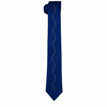 Load image into Gallery viewer, Vittorio Farina Solid Satin Skinny Necktie with Rhinestones