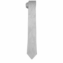 Load image into Gallery viewer, Vittorio Farina Solid Satin Skinny Necktie with Rhinestones