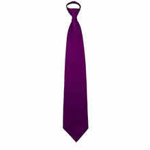 Load image into Gallery viewer, Vittorio Farina Solid Satin Zipper Necktie