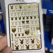 Load image into Gallery viewer, Nail Art Stickers Red Lips Nails Decals Sticker Hot Sexy Girl Tip Back Glue Decal Cool Lollipop Self Adhesive Acrylic Tips Tool Decoration White Feather Lace Flower Leaf Carving Design Exquisite Pattern Nail Art Supplies Self-Adhesive Nail