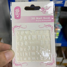 Load image into Gallery viewer, Nail Art Stickers Red Lips Nails Decals Sticker Hot Sexy Girl Tip Back Glue Decal Cool Lollipop Self Adhesive Acrylic Tips Tool Decoration White Feather Lace Flower Leaf Carving Design Exquisite Pattern Nail Art Supplies Self-Adhesive Nail
