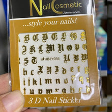 Load image into Gallery viewer, Nail Art Stickers Red Lips Nails Decals Sticker Hot Sexy Girl Tip Back Glue Decal Cool Lollipop Self Adhesive Acrylic Tips Tool Decoration White Feather Lace Flower Leaf Carving Design Exquisite Pattern Nail Art Supplies Self-Adhesive Nail