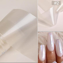 Load image into Gallery viewer, Nail Foils Marble Flower Series Iridescent Nail Art Transfer Sticker Paper Slider Nail Water Decal Design Manicures Decorations Art Manicures Decoration New Gold Nail Transfer Foils for Nail Arts Nails Supply Holographic Effect Nail Art Foil Stickers Hol