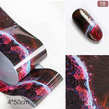 Load image into Gallery viewer, Nail Foils Marble Series Nail Art Transfer Sticker Paper Gold Line Foils Bright Marble Design Decoration Marble Nail Art Stickers Water Transfer Nail Decals Full Wraps Gradient Acrylic Nail Kits for Women Manicure Decoration Accessories