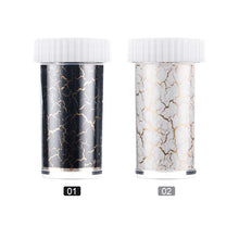 Load image into Gallery viewer, Nail Foils Marble Series Nail Art Transfer Sticker Paper Gold Line Foils Bright Marble Design Decoration Marble Nail Art Stickers Water Transfer Nail Decals Full Wraps Gradient Acrylic Nail Kits for Women Manicure Decoration Accessories