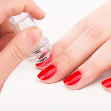 Load image into Gallery viewer, Nail Stamping Gel Set 8 Colors UV Gel Varnish for Nail Art Stamping Plate 4 Boards Black White Nail Gel for Girls and Women