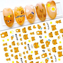 Load image into Gallery viewer, Nail Stickers Cute Rabbit Nail Art Decorations No Face Man Nail Sliders For Manicure Women Kids Girls Manicure Decoration Nail Art Supplies 3D Self-Adhesive Nail Decals Designer Nail Stickers for Acrylic Nails