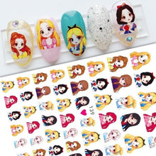 Load image into Gallery viewer, Nail Stickers Cute Rabbit Nail Art Decorations No Face Man Nail Sliders For Manicure Women Kids Girls Manicure Decoration Nail Art Supplies 3D Self-Adhesive Nail Decals Designer Nail Stickers for Acrylic Nails