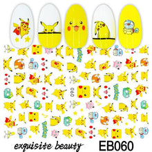 Load image into Gallery viewer, Nail Stickers Cute Rabbit Nail Art Decorations No Face Man Sliders For Manicure Cute Cartoon Nail Art Sticker Decals for Women Kids Girls Manicure Decoration Nail Art Supplies 3D Self-Adhesive Nail Decals Designer Nail Stickers for Acrylic Nails