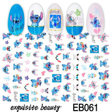 Load image into Gallery viewer, Nail Stickers Cute Rabbit Nail Art Decorations No Face Man Sliders For Manicure Cute Cartoon Nail Art Sticker Decals for Women Kids Girls Manicure Decoration Nail Art Supplies 3D Self-Adhesive Nail Decals Designer Nail Stickers for Acrylic Nails
