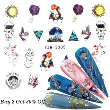 Load image into Gallery viewer, Nail Watermark Decals Sexy lips Middle finger Sexy girl Water Transfer Slider Russia Words Manicure Tattoos Sliders For Manicure Women Kids Girls Manicure Decoration Nail Art Supplies 3D Self-Adhesive Nail Decals Designer Nail Stickers for Acrylic Nails