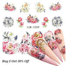 Load image into Gallery viewer, Nail Watermark Decals Sexy lips Middle finger Sexy girl Water Transfer Slider Russia Words Manicure Tattoos Sliders For Manicure Women Kids Girls Manicure Decoration Nail Art Supplies 3D Self-Adhesive Nail Decals Designer Nail Stickers for Acrylic Nails