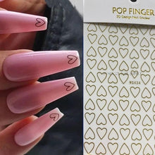 Load image into Gallery viewer, Nails Sticker Money Dollar Wealthy Rich Style Nail Art Stickers Decals Manicure Tip Decal Self Adhesive Acrylic Tips Tool Acrylic Engraved Nail Sticker Nail Art Decoration Self-Adhesive Nail Art Decoration French Black and White Lace Retro Flower