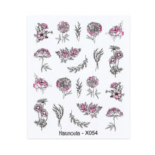 Load image into Gallery viewer, Nails Sticker Nail Art Decorations Flowers Leaves Decals Water Transfer Sliders Woman Face Fruit Foil Manicures Wraps Water Transfer Nail Decals Sticker For Pretty Girl Self-Adhesive Nail Decals Designer Nail Stickers for Acrylic Decal
