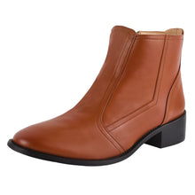 Load image into Gallery viewer, Natty Leather Ankle Length women Boots