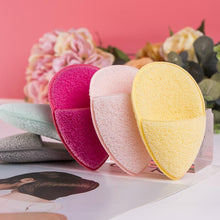 Load image into Gallery viewer, Natural Face Wash Cleansing Sponge Deep Remover Cosmetic Sponges Facial Clean Tool Oval Shape Makeup Cosmetic Remover Facial Skin Cleaner