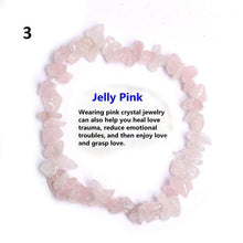 Load image into Gallery viewer, Natural Lucky Stone Beads Bracelet Multiple Colors Bracelets Beautiful Crystal Bracelets Natural Gemstone Crystal Stretch Bracelets Distance Energy Bracelet For Women Girls