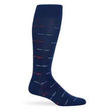 Load image into Gallery viewer, Navy Hotty Toddy Dress Socks