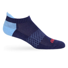 Load image into Gallery viewer, Navy/Powder ' Ole Miss ' Ankle Socks