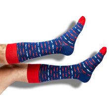 Load image into Gallery viewer, Navy Shark Socks