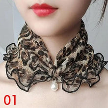 Load image into Gallery viewer, Neck Collars Fashion Scarves for Women And Girls Print Satin Silk Scarf Female Bandana Head Bib Scarfs For Ladies