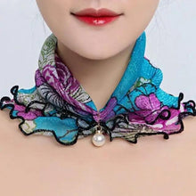 Load image into Gallery viewer, Neck Collars Fashion Scarves for Women And Girls Print Satin Silk Scarf Female Bandana Head Bib Scarfs For Ladies