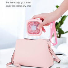 Load image into Gallery viewer, Neck Hanging Fan Ventilator Foldable USB Adjustable Rechargeable Cooling Mute Power Bank Handheld Portable Desk Fan Portable Fan Portable Mini Fan USB Rechargeable with Power Bank Handheld Fan Desk Adjustable Fan Air Cooler Home Office Outdoor Travel