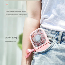 Load image into Gallery viewer, Neck Hanging Fan Ventilator Foldable USB Adjustable Rechargeable Cooling Mute Power Bank Handheld Portable Desk Fan Portable Fan Portable Mini Fan USB Rechargeable with Power Bank Handheld Fan Desk Adjustable Fan Air Cooler Home Office Outdoor Travel