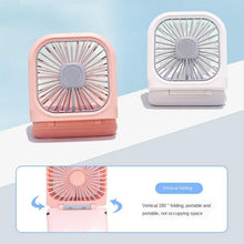 Load image into Gallery viewer, Neck Hanging Fan Ventilator Foldable USB Adjustable Rechargeable Cooling Mute Power Bank Handheld Portable Desk Fan Portable Fan Portable Mini Fan USB Rechargeable with Power Bank Handheld Fan Desk Adjustable Fan Air Cooler Home Office Outdoor Travel
