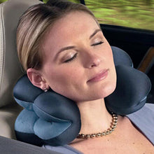Load image into Gallery viewer, Neck Pillow Microbead Portable Pillow Travel Pillow Memory Foam Neck Pillow Support Comfortable & Breathable Cover Machine Washable Airplane Pillow Use at Home or On The Go To Support Feather Soft Microfiber Neck Pillow Your Neck Work Travel pillow
