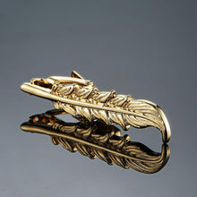 Load image into Gallery viewer, Necktie Tie Clip Feather Mustache Tie Clip Quality Men Unique Tie Clip Glasses Scissors Necktie Pin Beautiful Designs Necktie Clip Tie Clip Men Luxury Vintage Tie Clips