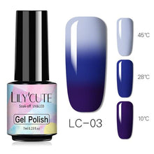 Load image into Gallery viewer, New 2022Fashion Womens 3-layers Color Changing Gel Nail Polish Long Lasting UV Chameleon Popular Colorful Design For Womens and Girls