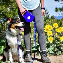 Load image into Gallery viewer, New 3 IN 1 Multifunctional Colorful Pet Leash With Built-in Water Bottle Bowl And Waste Bag Dispenser Modern Design For All Pets