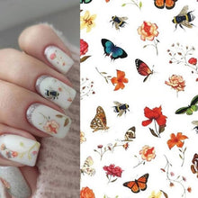 Load image into Gallery viewer, New 3D Self-Adhesive Lovely Red Lips Image Nails Stickers for Nails Sticker Decorations Manicure Valentine's Day Nail Art Sticker Decals 3D Exquisite Pattern Nail Art Supplies Self-Adhesive Luxurious Nail Art Decoration