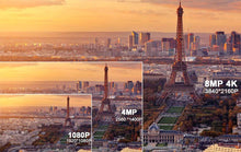 Load image into Gallery viewer, 8MP IP Camera: Crystal Clear 4K Resolution, Enhanced Audio, Night Vision