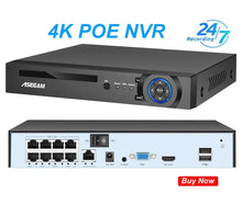 Load image into Gallery viewer, 8MP IP Camera: Crystal Clear 4K Resolution, Enhanced Audio, Night Vision