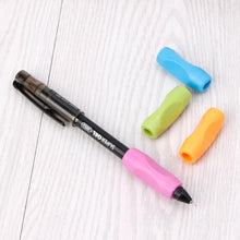 Load image into Gallery viewer, New 4PCS/Pack Writing Pencil Pen Holder Writing Aid Grip School Supplies for Kids Preschoolers Children Adults Students Children Pencil Holding Practice Device For Correcting Pen Holder Postures