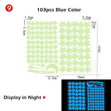 Load image into Gallery viewer, New Amazing Luminous Moon and Stars Wall Stickers for Kids Room Baby Nursery Home Decoration Wall Decals Glow in the Dark Bedroom Ceiling